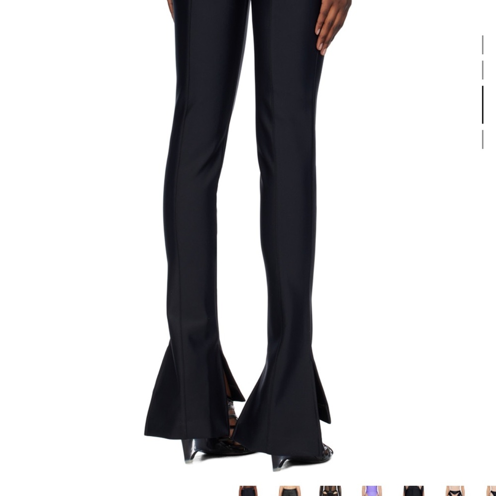 Thierry Mugler Black Flare Pants & Jumpsuit Collection